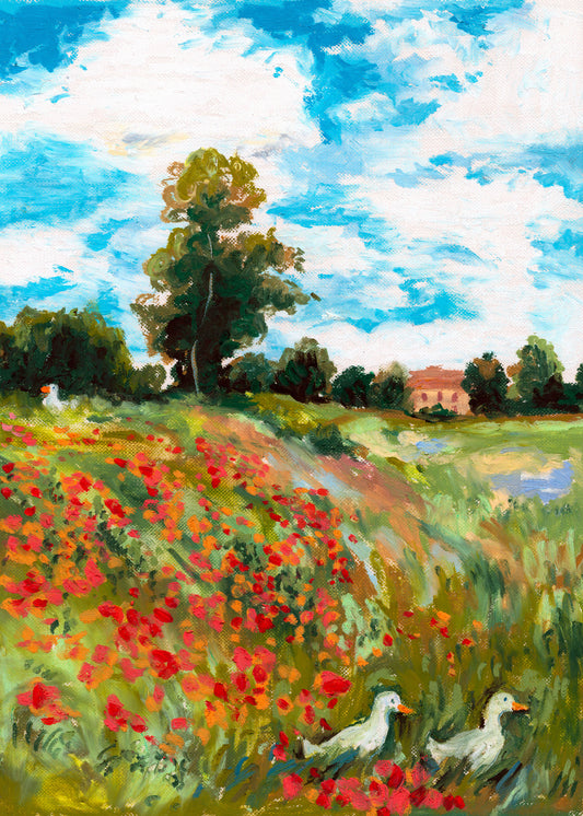 DUCK MONET FIELD
