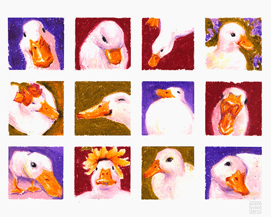 12 DUCKS FACES